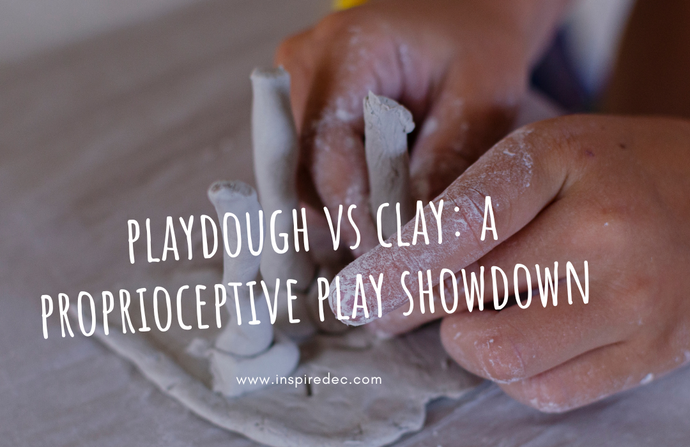 Playdough vs Clay: A proprioceptive play showdown