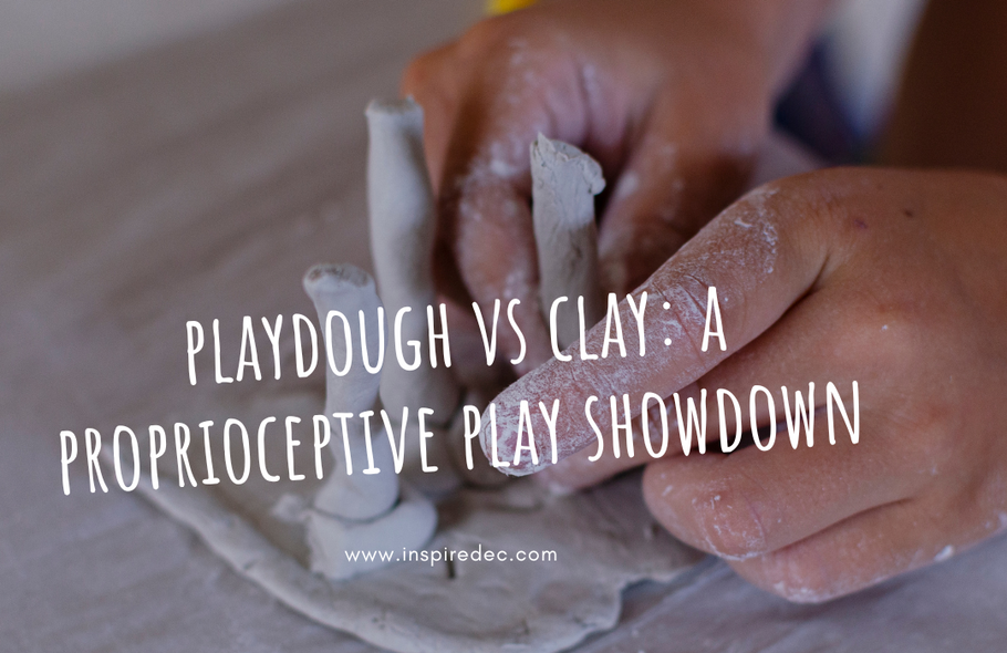 Playdough vs Clay: A proprioceptive play showdown