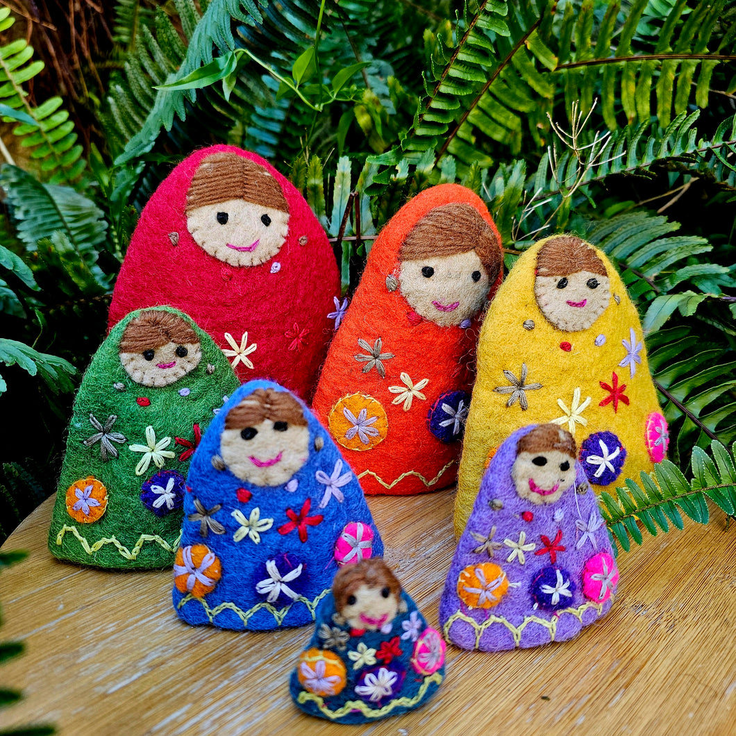 Felt Babushka Doll Set