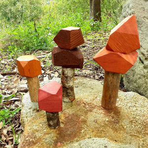 Wooden Gem Trees (Set of 4 - Autumn) - Inspired Natural Play Store